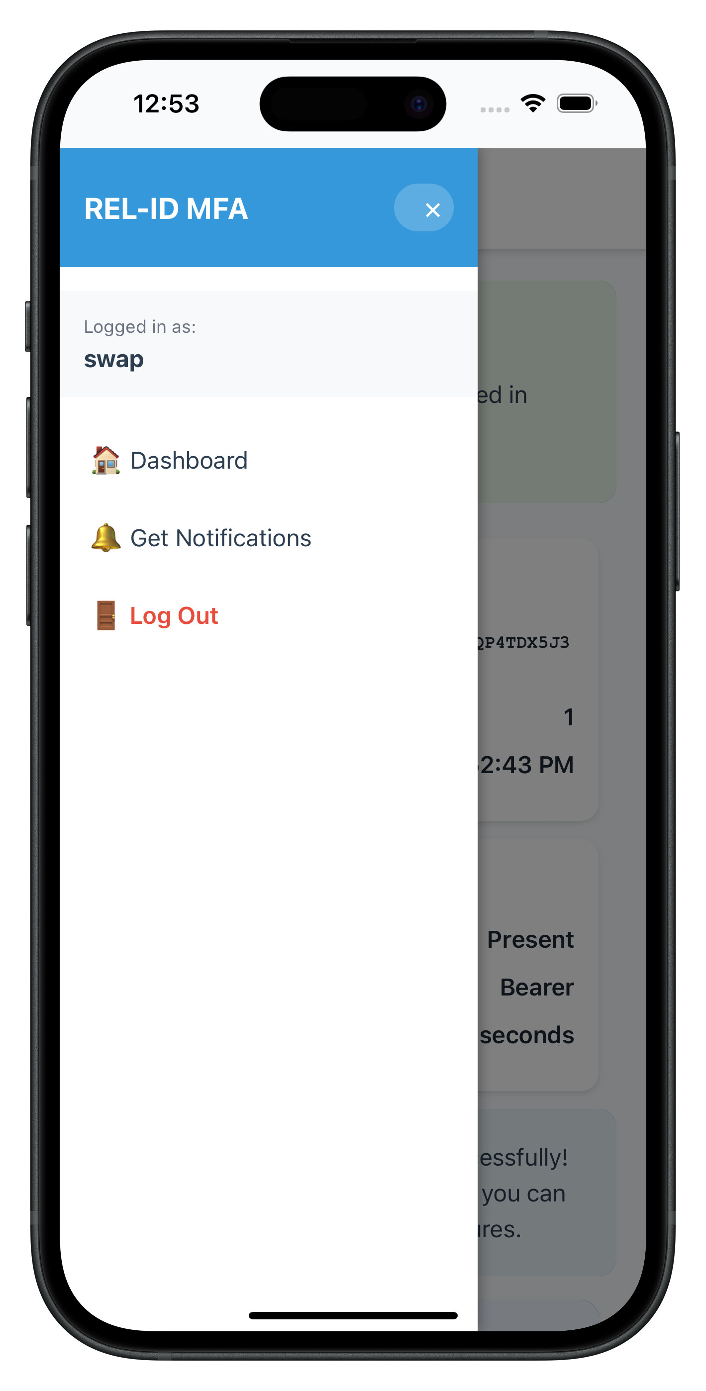 Get Notifications Dashboard Menu